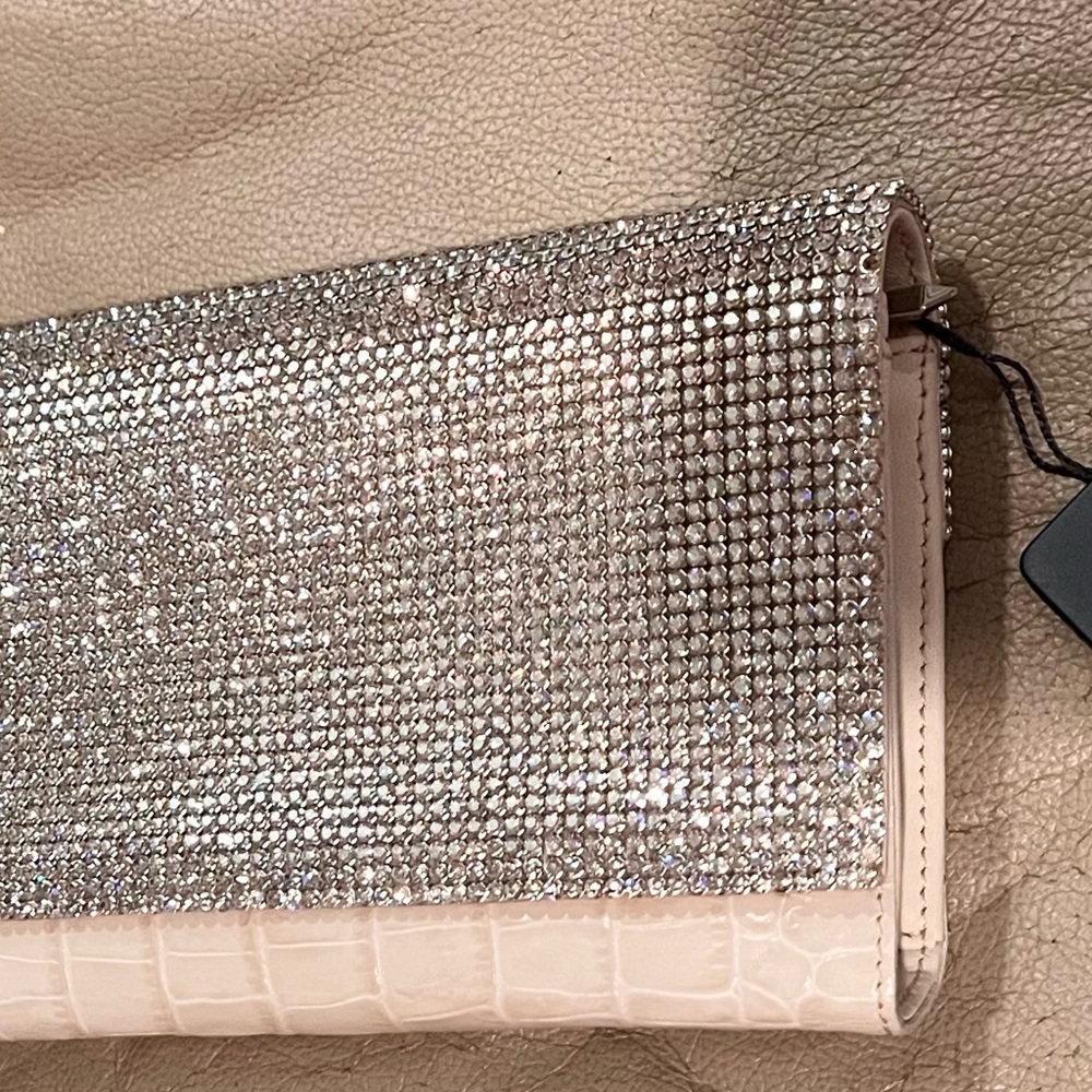 Vintage Swarovski Crystal Python Evening Clutch A… - image 2